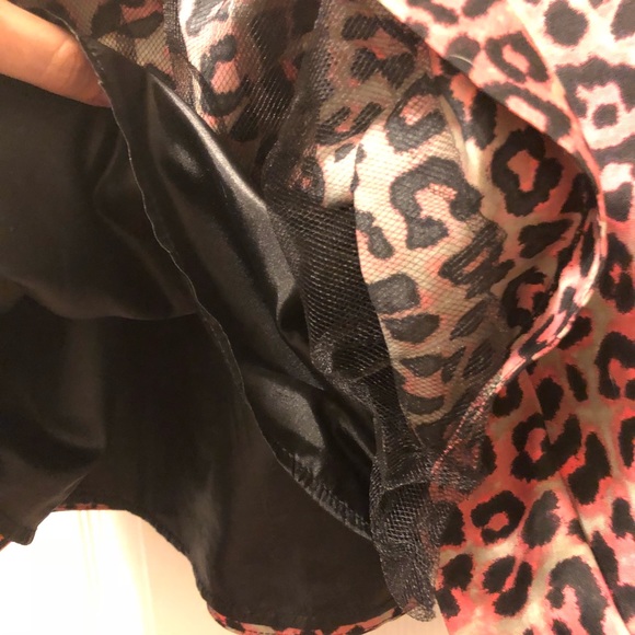 Pink Leopard Skater Skirt - Picture 5 of 5
